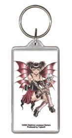 Dark fairy acrylic keychain