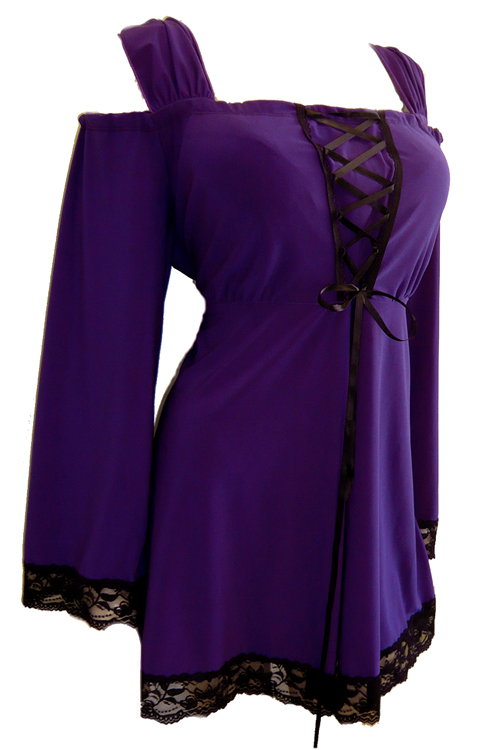 Plus Size Indulgence Top in Perfect Purple