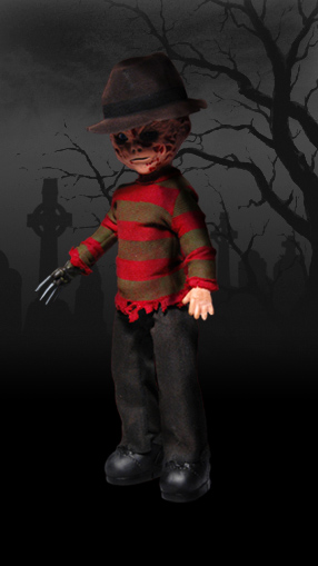 Living Dead Dolls Freddy Krueger: A Nightmare on Elm Street *MODERATELY DENTED BOX* - Click Image to Close