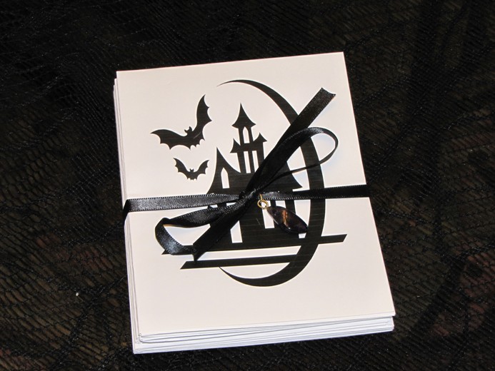 Haunted House Gothic Note Cards