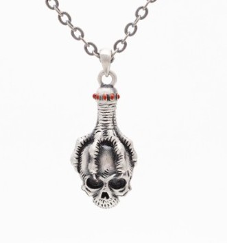 Clawed Skull Necklace - Click Image to Close