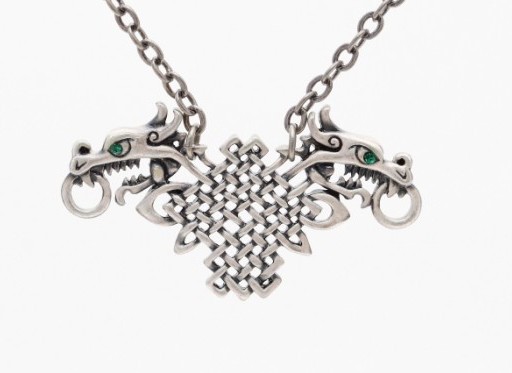 Celtic Dragon Necklace - Click Image to Close