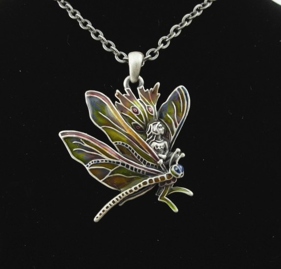 Dragon Rider Fairy Necklace