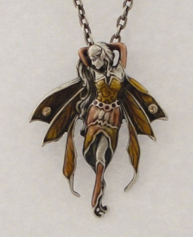Fairy Amber Gemstone Necklace