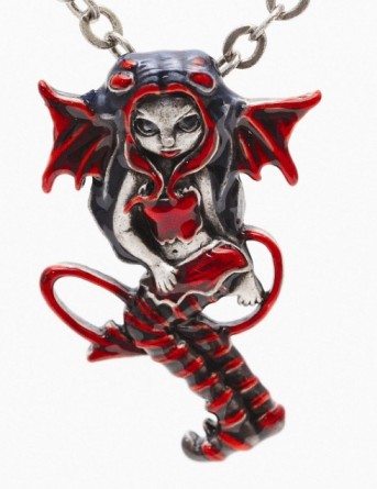 Devilish Fairy Necklace by Jasmine Becket Griffith