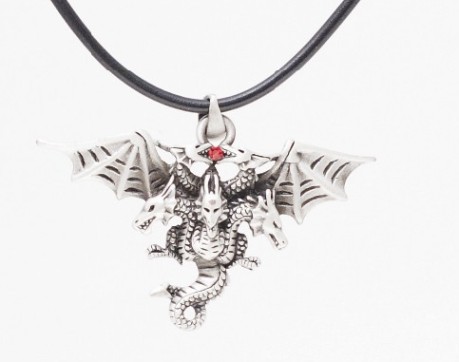 Double Dragons Necklace - Click Image to Close