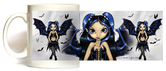 Bat Wings Fairy Mug by Jasmine Becket Griffith
