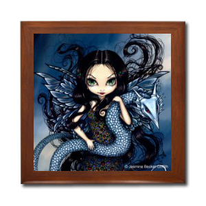Jewele Fairy Ceramic Tile Box Jewele Fairy Ceramic Tile Box