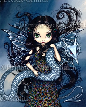 Jewele Fairy Ceramic Art Wall Tile