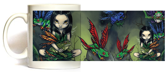 My Fairy Frog Friends Mug by Jasmine Becket Griffith