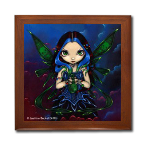 Nepenthe Fairy Ceramic Tile Box