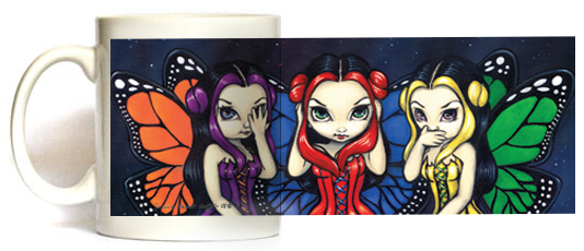 Three Wise Fairies Mug by Jasmine Becket Griffith