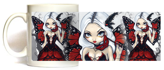 Valentine Masquerade Fairy Mug by Jasmine Becket Griffith