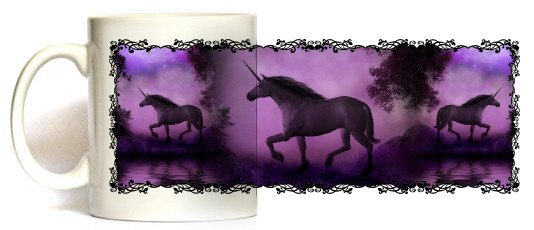 Enchanted Unicorn Mug by Julie Fain