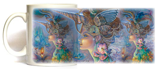 My Lady Unicorn Mug by Josephine Wall