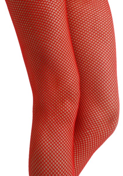 Plus Size Red Fishnet Pantyhose 1X-3X by Leg Avenue - Click Image to Close