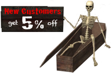 New customers get %5 off!