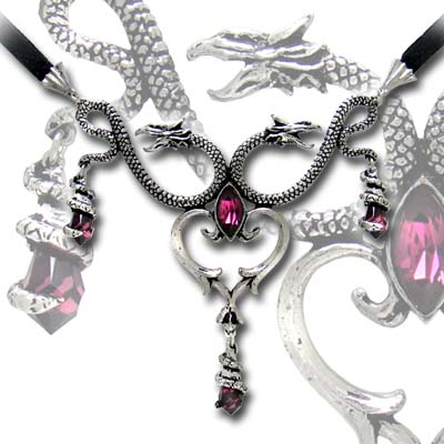 Alchemy Gothic The Laidly Wyrm Pendant Necklace