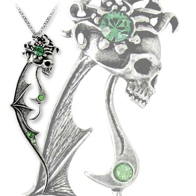 Alchemy Gothic Ghost of Past Love Pendant Necklace