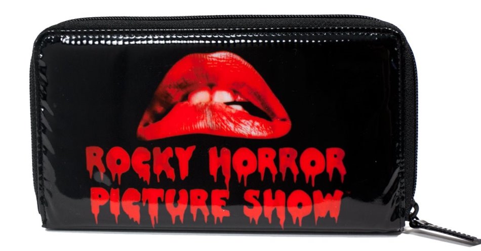 Rock Rebel Black and Red Rocky Horror Picture Show PVC Vinyl Wallet - Click Image to Close