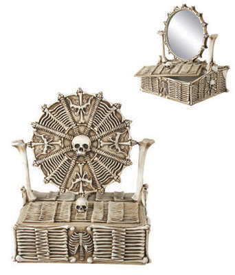 Skull Mirror Box