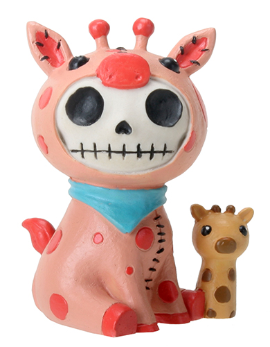 Kirin Giraffe Furry Bones Skellies Figurine