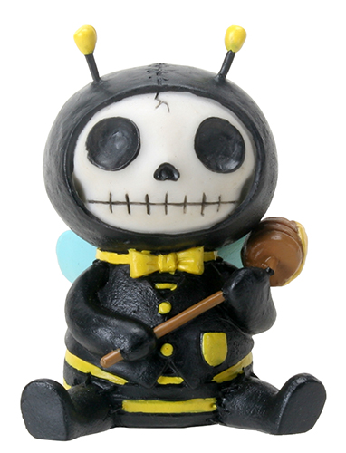 Bumble Bee Buzz Furry Bones Skellies Figurine