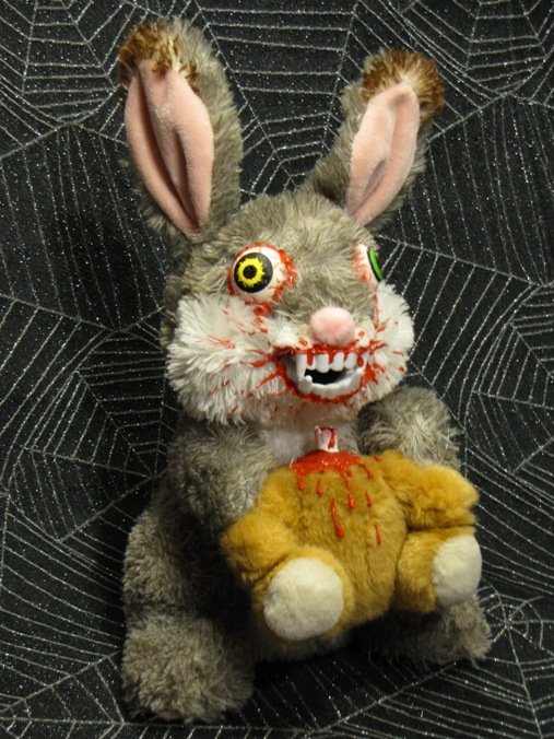 Rabbit Vampire Bunny Eating Spinal Cord Bear Scare Bear Rabbit Vampire Bunny Eating Spinal Cord Bear Scare Bear