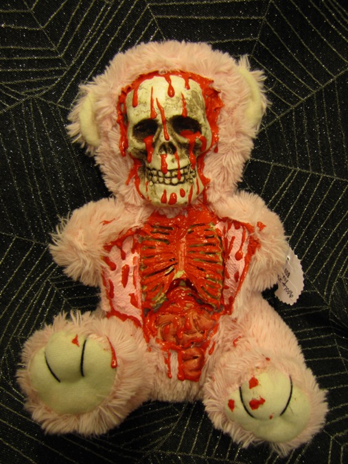 Pink Bear Skeleton Ripped Flesh Exposed Rib Cage Scare Bear Pink Bear Skeleton Ripped Flesh Exposed Rib Cage Scare Bear