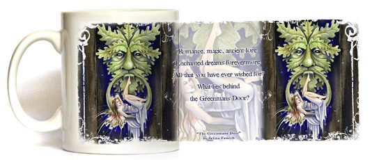Greenman's Door Fairy Mug by Selina Fenech