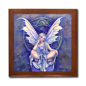 Shimmer Fairy Ceramic Tile Box