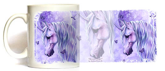 Moonlit Magic Unicorn Mug by Selina Fenech