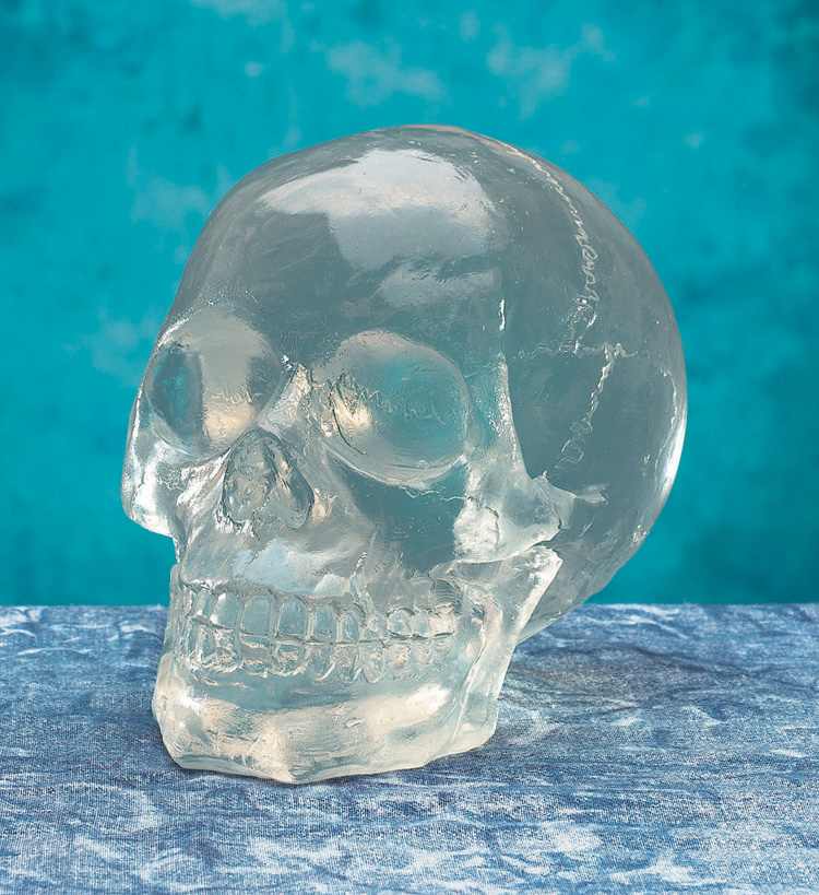 Large Spooky Translucent Skull