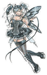 Del's Dominatrix Fairy Sticker