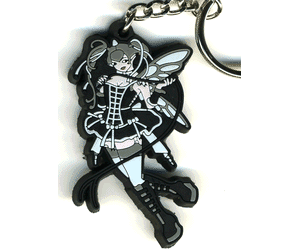 Dominatrix Fairy Rubber Keychain Dominatrix Fairy Rubber Keychain