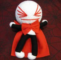 Vampire White and Red Large Voodoo Doll