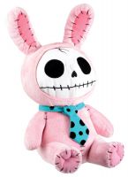 Pink Bun Bun Furry Bones Skellies Plush Toy