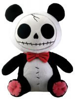 Pandi Panda Plush Furry Bones Skellies Plush Toy