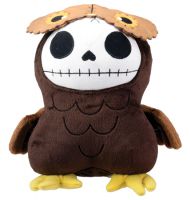 Hootie Owl Furry Bones Skellies Plush Toy