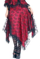 Eternal Love Scarlet Gothic Kerchief Skirt Taffeta Lace