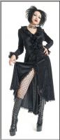 Eternal Love Black Gothic Velvet Romantic Dress
