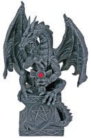 Dragon with Pentacle and Cross