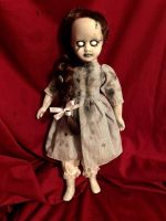 OOAK Dorothy of Oz Frankenstein Zombie Girl Gothic Creepy Horror Doll Art by Christie Creepydolls