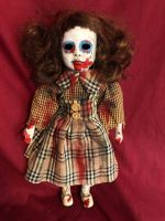 OOAK Undead Zombie Child Gothic Creepy Horror Doll Art by Christie Creepydolls
