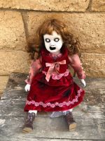 OOAK Sitting Screaming Creepy Horror Doll Art by Christie Creepydolls