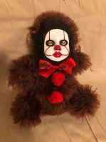 OOAK Pennywise IT Clown Teddy Bear #9 Creepy Horror Doll Art Christie Creepydolls