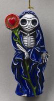 Saint Skelly Skeleton Ornament
