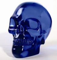 Large Blue Crystal Skull Large Blue Crystal Skull