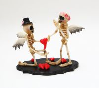Adorable Skellies Proposal Figurine