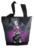 Leslie Fairy Gothic Guitar Hand Bag Tote